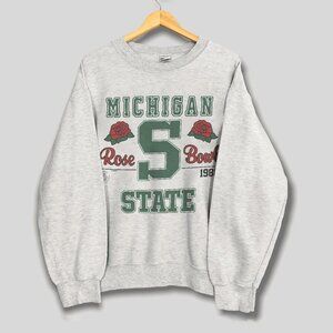 Vintage 1988 Rose Bowl Michigan State Spartans Football Sweatshirt, NFL Shirt